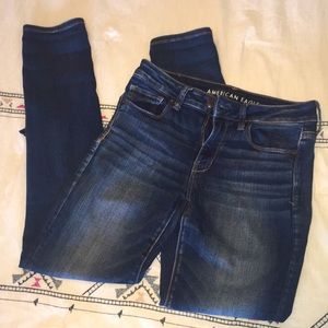 American Eagle next level skinny jeans, 8 long